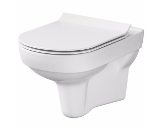 Унитаз Cersanit City New Clean On MZ-CITY-COn-S-DL подвесной с сиденьем Микролифт