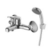 Смеситель DECOROOM DR21035 одноручный  для ванны с коротким изливом