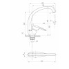 Смеситель для кухни FAUZT FZs-863-131 тип См-МОЦБА