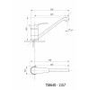 Смеситель для кухни TSARSBERG (TSB-640-1157) тип См-МОЦБА, См-УмОЦБА