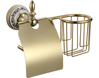 Держатель для туалетной бумаги и освежителя Savol 68b (S-L06851B)