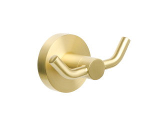 Крючок двойной золото-сатин Fixsen Comfort Gold (FX-87005A)