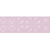 Lila Плитка настенная  рельеф розовый (LLU072D) 25x75
