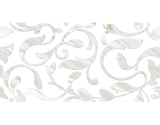 Royal Stone Плитка настенная декорированная А белый (C-RSL052D) 29,7x60